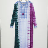 Multicolor Tie-dyed Cotton Maxi Dress / V DE VINSTER - Size S