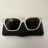 White Acetate Sunglasses / BALENCIAGA