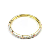 Vintage Style Cloisonné Enamel Bangle Bracelet