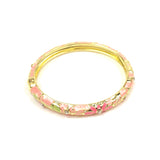 Vintage Style Cloisonné Enamel Bangle Bracelet