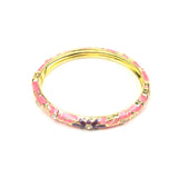 Vintage Style Cloisonné Enamel Bangle Bracelet