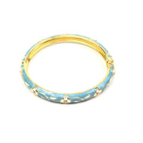 Vintage Style Cloisonné Enamel Bangle Bracelet