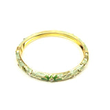 Vintage Style Cloisonné Enamel Bangle Bracelet