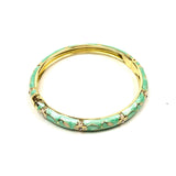 Vintage Style Cloisonné Enamel Bangle Bracelet