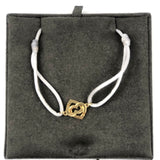 18-carat Yellow Gold Double Heart R9 Cord Bracelet / DINH VAN - One Size