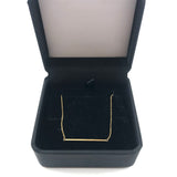 18K Gold Bracelet with an Extra Thin Gold Baguette / BAGUETTE
