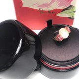 18K Rose Gold LUNA Ring with Cabochon Rose Quartz and Side Pink Tourmaline / POMELLATO - Size 56