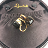 18K Smoky Quartz Nudo Classic Earrings / POMELLATO
