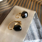 18K Smoky Quartz Nudo Classic Earrings / POMELLATO