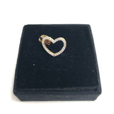 18K Yellow Gold Diamonds Heart Earring / YVONNE LEON