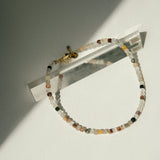 AGNES Rock Crystal, Quartz and Agate Necklace