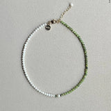 Pearls and Jade Necklace