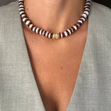New York Sapphire and Amber Necklace