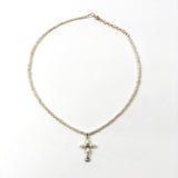 9K Yellow Gold Freshwater Pearl Choker Necklace - model PALERME 2 / PASCALE MOINVIOISIN