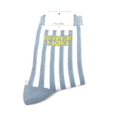 "SUPER MOM" Striped Lurex Socks - Size 36 - 40