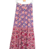 Multicolor VANESSA Printed Bohemian Style Maxi Skirt / BA&SH - Size 0