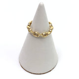Gold and Silver Plated Alloy Rings