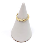 Gold and Silver Plated Alloy Rings