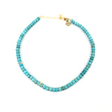 Marina Blue Turvenite Necklace