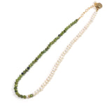 Pearls and Jade Necklace