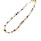 AGNES Rock Crystal, Quartz and Agate Necklace