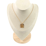 Palm Tree Medallion Necklace
