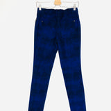 Indigo Blue Cotton Trousers / CHANEL - Size 38