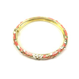Vintage Style Cloisonné Enamel Bangle Bracelet