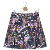 Multicolor Embroidered Floral Mini Skirt / CARVEN - Size 40
