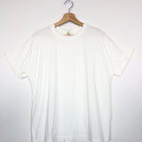 Ecru Plain Cotton  Tee - One Size