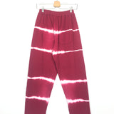 Red Tie-dye Cotton Gauze Trousers - One Size