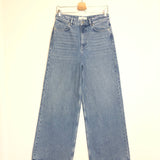 Used Blue Wide Leg Denim SOUL Pants / BA&SH - Size 2