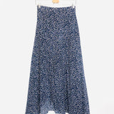 Blue Floral Stretch-Silk Blend SAKURA Maxi Skirt / ISABEL MARANT - Size 38