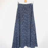 Blue Floral Stretch-Silk Blend SAKURA Maxi Skirt / ISABEL MARANT - Size 38