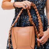 Brown Small Eco Soft Alter Napa Hobo Bag - Bamboo / STELLA MCCARTNEY