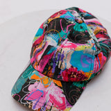 Multicolor Printed Baseball Cap / ROSEANNA - One Size