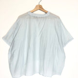 Almond Cotton -Silk Blend Oversized Top / CROSSLEY - Size S