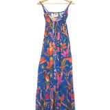 Anthropologie Blue Macaw Cover-up Midi Dress / FARM RIO - Size XS