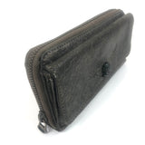 Antique Bronze FANNY BUBBLE Skull Wings Wristlet Deluxe Purse / ZADIG & VOLTAIRE - One Size