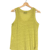 Apple Green  Linen Tank Top - One Size