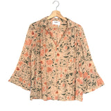 Apricot Floral-print ISYLDE Lurex Top / BA&SH - Size 0