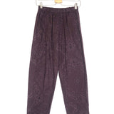 Aubergine Bandana-print Cotton Pants / JOHANNA PARIS - Size S