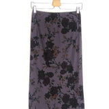 Aubergine NAELLA Printed Mesh Midi Tube Skirt / ROUJE - Size 34