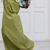 Avocado Green Palazzo Pants - One Size