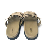 Beige Albâtre CHYPRE Suede Goatskin Techno Sandals / HERMES - Size 39.5