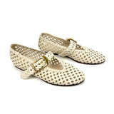 Beige ALCHEMY Woven Leather Ballerina Flats / ZIMMERMANN - Size 40