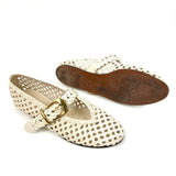 Beige ALCHEMY Woven Leather Ballerina Flats / ZIMMERMANN - Size 40