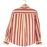 Beige and Red GELVA Striped Cotton-Jacquard Shirt / ISABEL MARANT ETOILE - Size 36