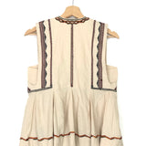 Beige BARNEY Embroidered Cotton Top / ISABEL MARANT ETOILE - Size 36