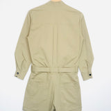 Beige Cooki Twill Coton Romper / ZADIG & VOLTAIRE - Size XS